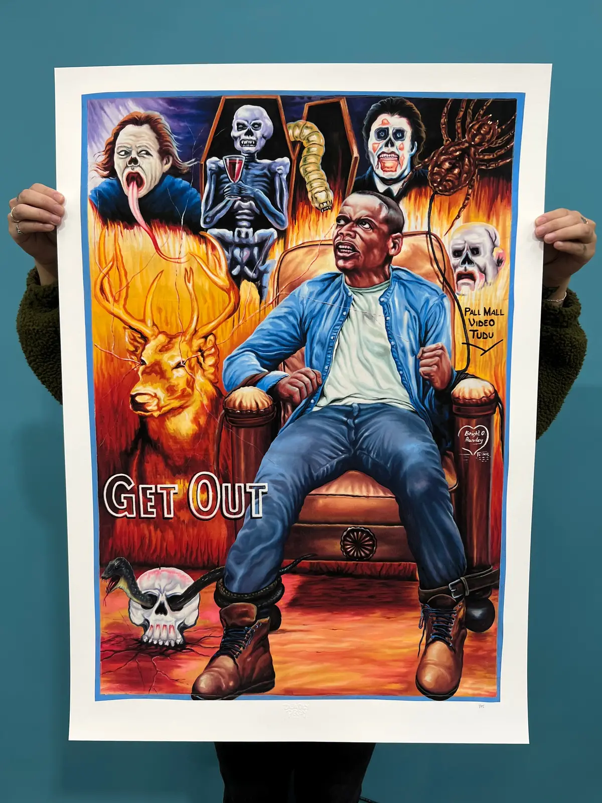 Get Out - Limited Edition Archival Giclée Print From Static Medium By Bright Obeng 1