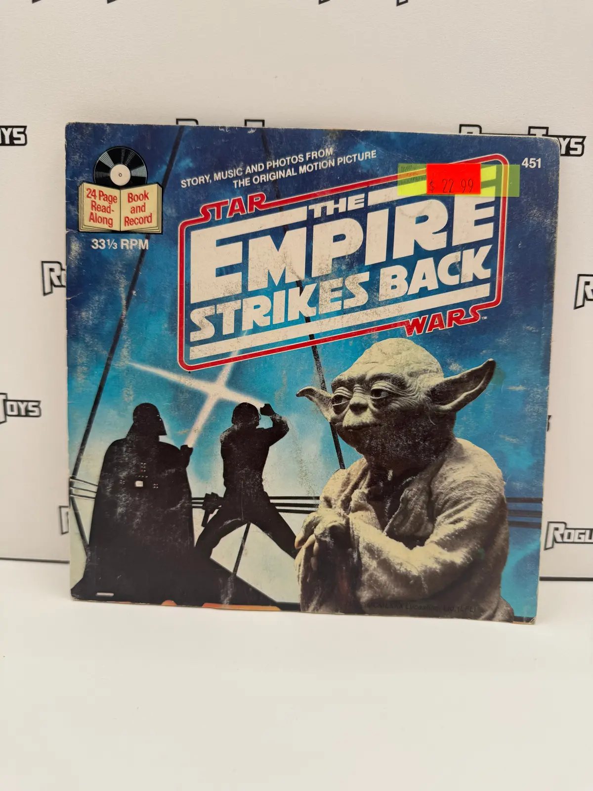 Buena Vista Records Star Wars: The Empire Strikes Back 24 Page Read-Along Book And Record 1