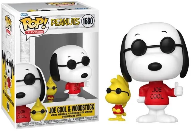 Funko Pop! Television #1680 - Peanuts - Joe Cool & Woodstock Vinyl Figures (83509) Low Stock 1