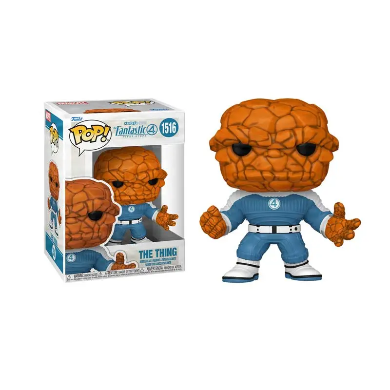 Funko Pop! Marvel #1516 - The Fantastic Four: First Steps - The Thing Vinyl Figure (83585) 1