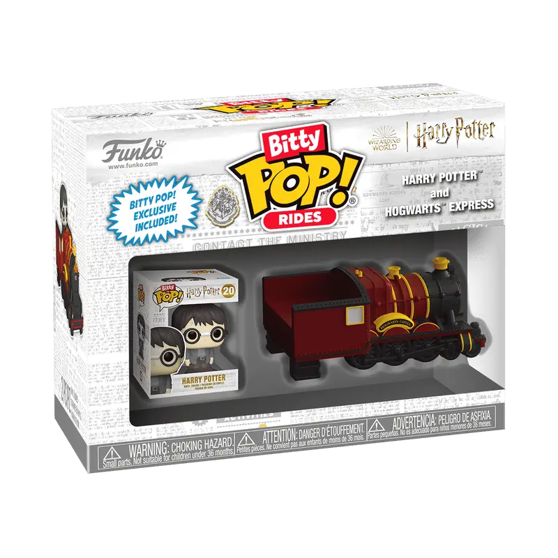 Funko Bitty Pop! Rides (Wizarding World) Harry Potter And Hogwarts Express Train Vinyl Figures 83622 1