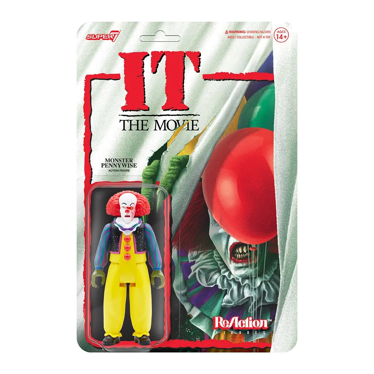 Super7 Reaction Figures - It The Movie - Monster Pennywise Action Figure (81417) Low Stock 1