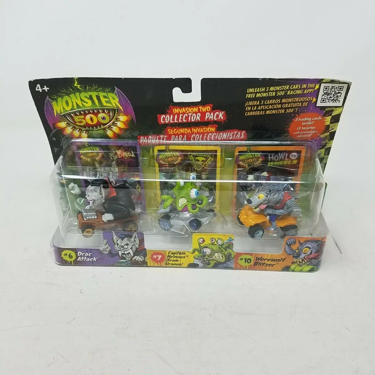 Creata Monsters 500 #6 Drac Attack #7 Captain Heinous #10 Werewolf Blitzer 2013 1