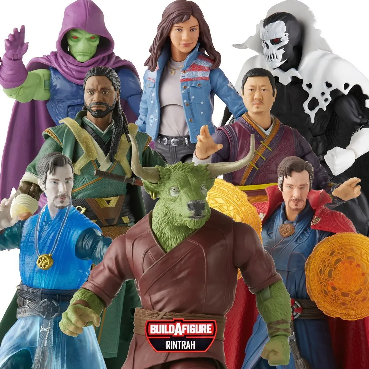 Marvel Legends - Doctor Strange In The Multiverse Of Madness (Wave 1) 7-Pack Action Figure Set (F0266) Low Stock 1