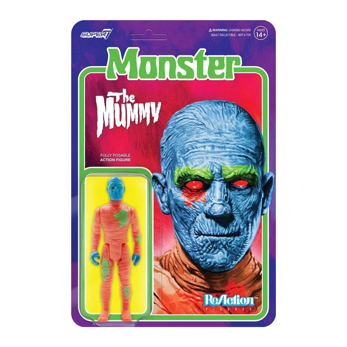 Super7 Reaction Figures - Universal Monsters - The Mummy (Costume Colors) Action Figure (81632) Low Stock 1