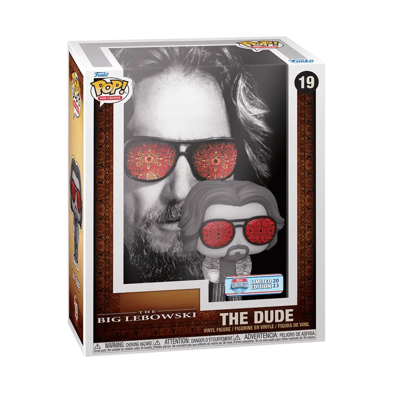 Funko Pop! Vhs Covers #19 - The Big Lebowski - The Dude Exclusive Figure With Case (71500) Low Stock 1
