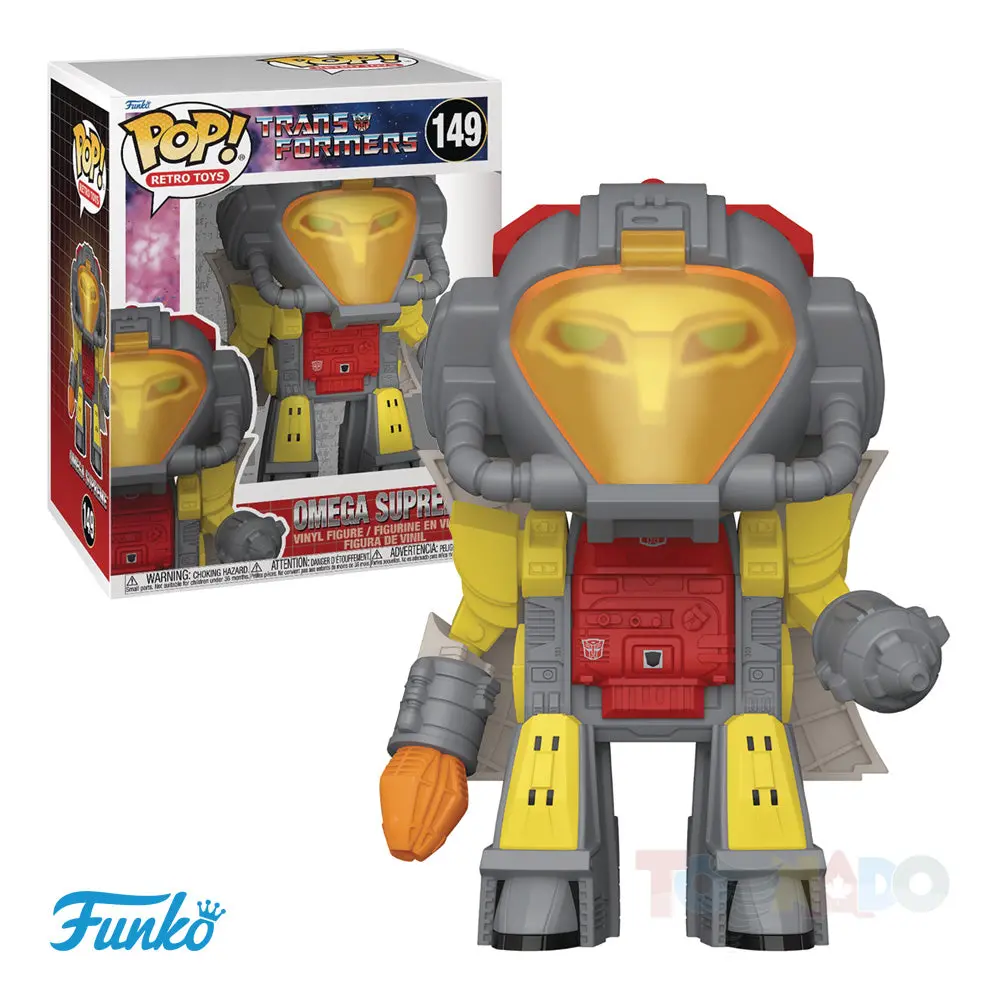 Funko Pop! Retro Toys 149 - Transformers 40Th - G1 Omega Supreme - Super/Deluxe Vinyl Figure (84118) 1