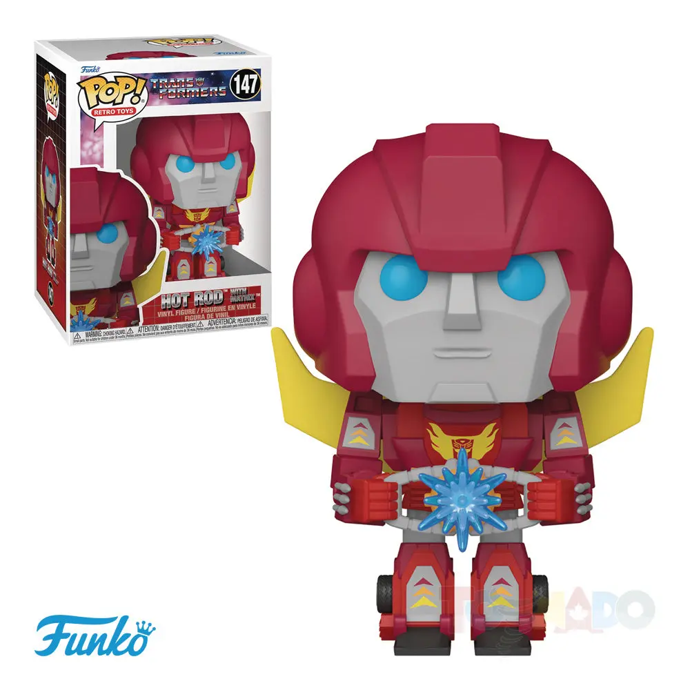 Funko Pop! - Retro Toys #147 - Transformers - Hot Rod (With Matrix) Vinyl Figure (84120) Low Stock 1