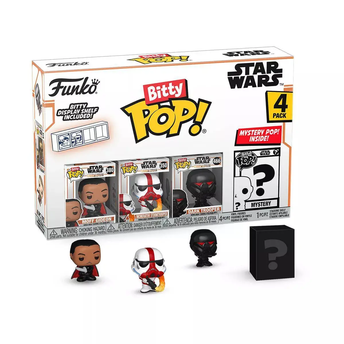 Funko Bitty Pop! Star Wars: The Mandalorian (Moff Gideon) 4-Pack Vinyl Figures (75454) Last One! 1