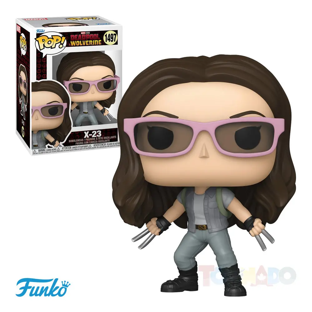 Funko Pop! Movies #1497 - Deadpool & Wolverine (2024) - X-23 Bobblehead Vinyl Figure (84849) 1