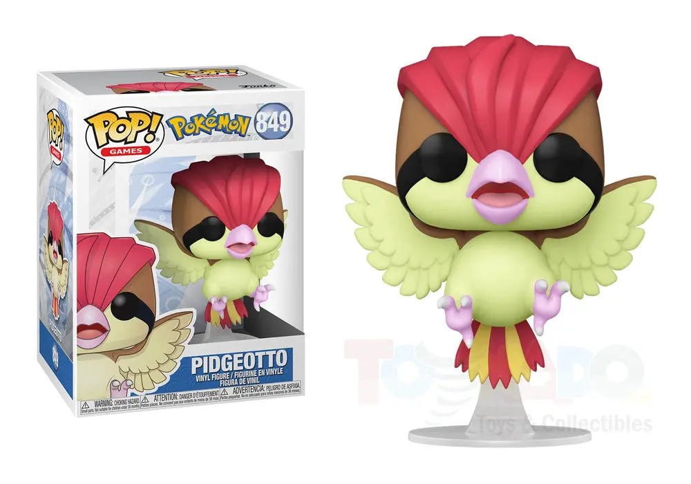 Funko Pop! Games #849 - Pokémon - Pidgeotto Vinyl Figure Low Stock 1