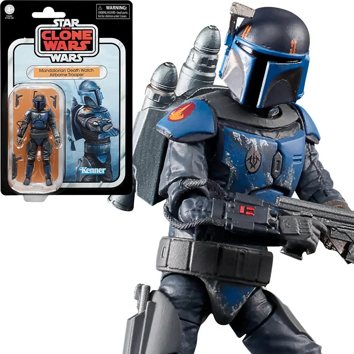 Star Wars: Vintage Collection Vc247 Mandalorian Death Watch Airborne Trooper Action Figure (F5630) Low Stock 1