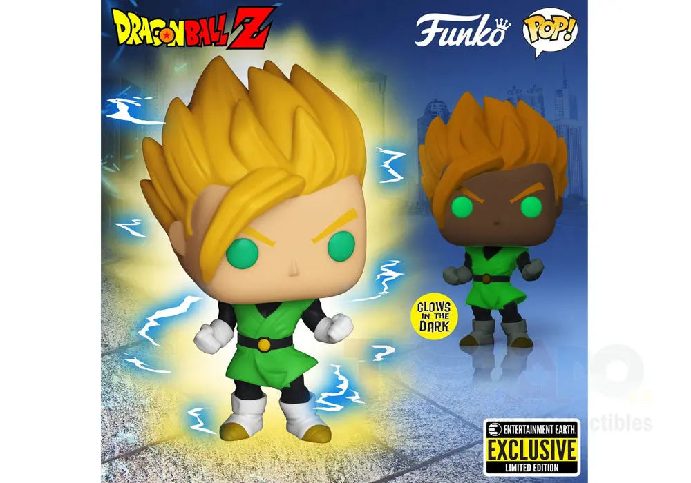 Funko Pop! Animation #858 - Dragonball Z - Super Saiyan Gohan (Glows In The Dark) Vinyl Figure 36711 Low Stock 1