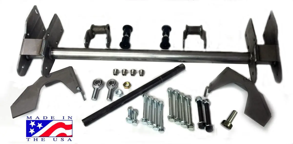 2" Front Shackle Reversal (Obs Spring) - 1985-1991 Ford F-Series 1