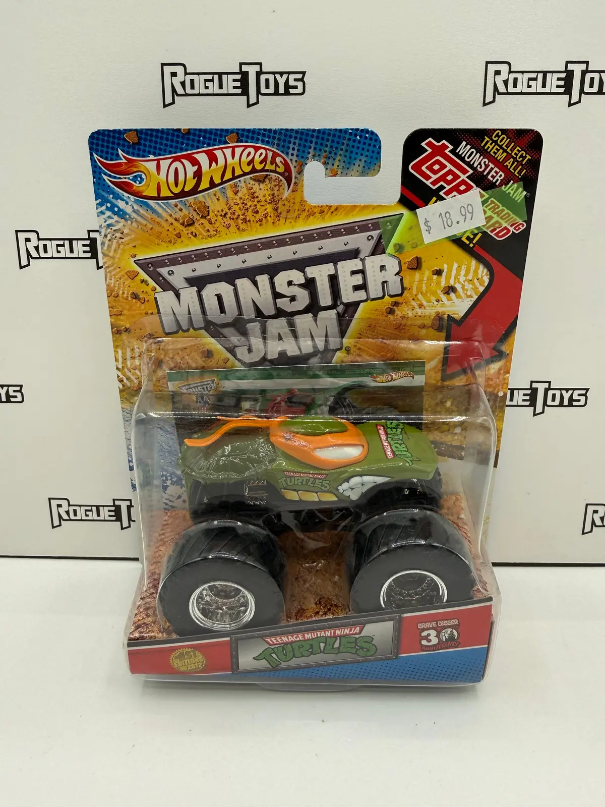 Mattel Hot Wheels Monster Jam Teenage Mutant Ninja Turtles (Tmnt) Michelangelo 1