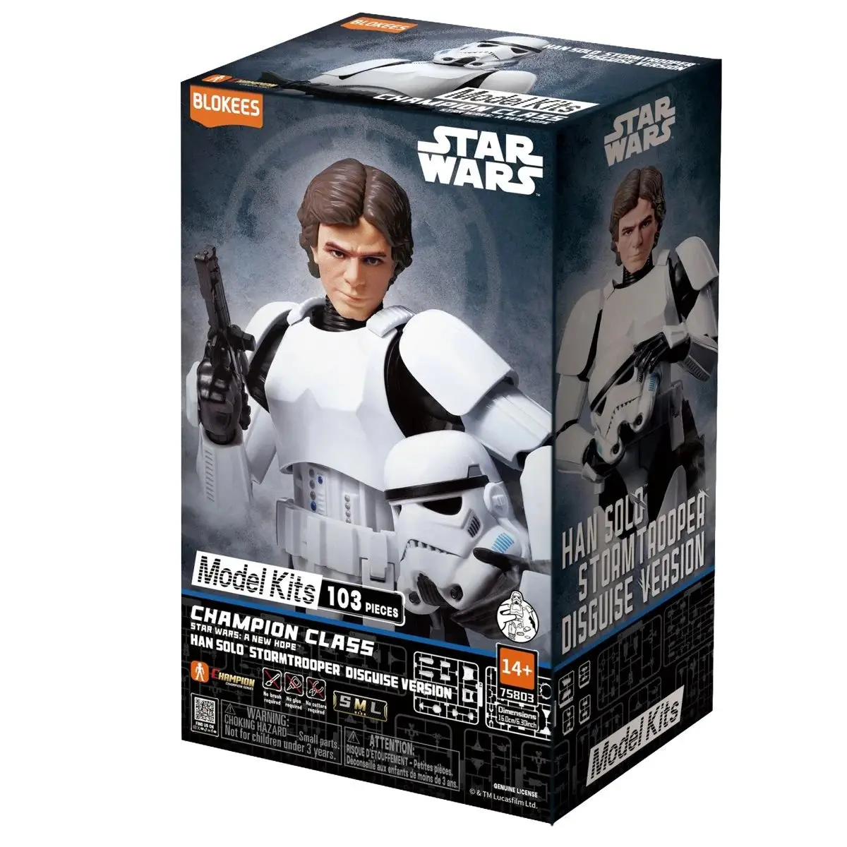 [Pre-Order] Blokees Star Wars: A New Hope - Han Solo (Stormtrooper Disguise) Model Kit (75803/53312) 1