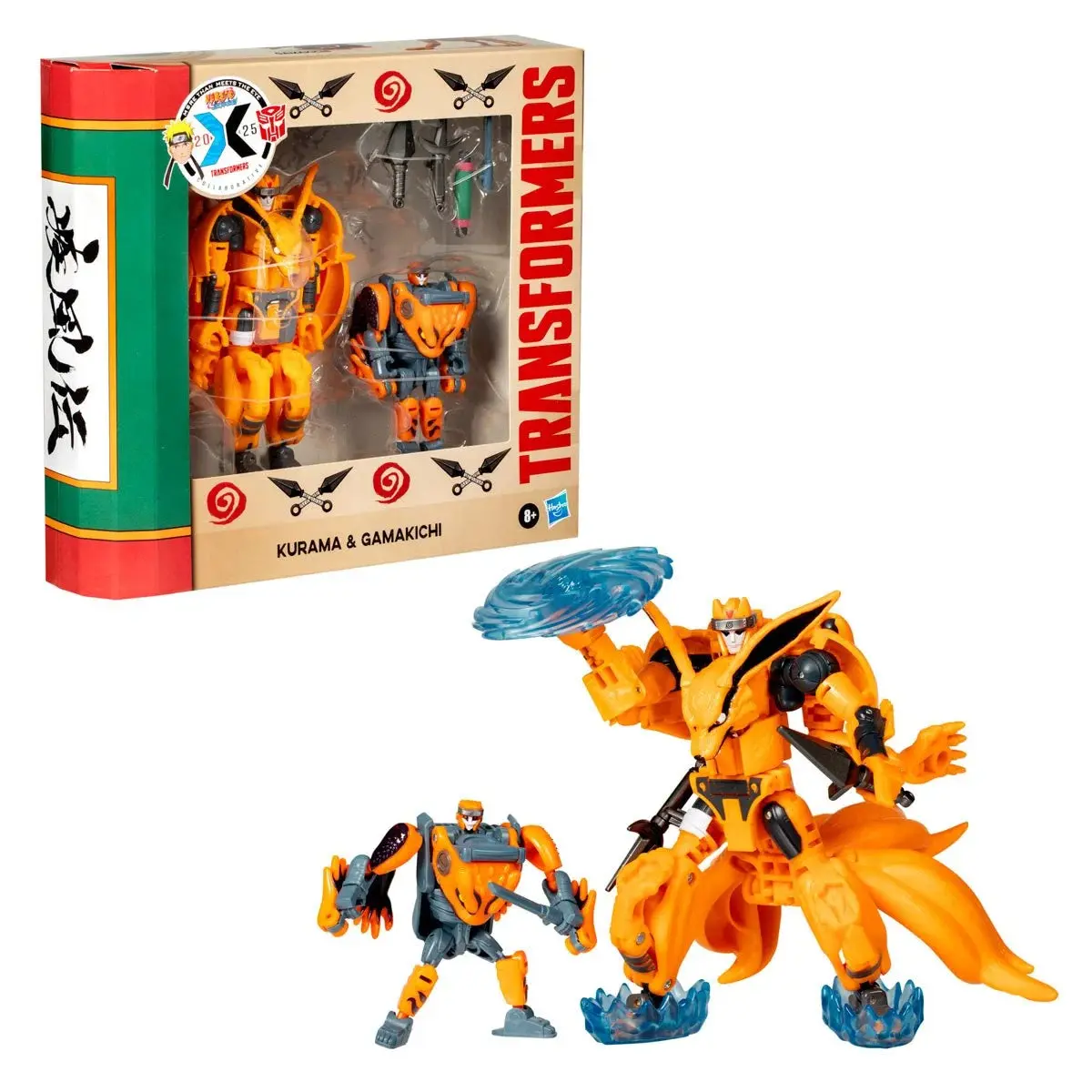 Transformers Collaborative - Naruto Shippuden - Kurama And Gamakichi Action Figures (G0050) Low Stock 1
