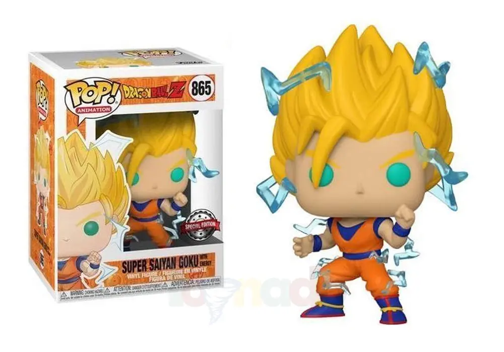 Funko Pop Animation #865 Dragon Ball Z: Super Saiyan Goku With Energy Previews Exclusive Vinyl 50340 Last One! 1