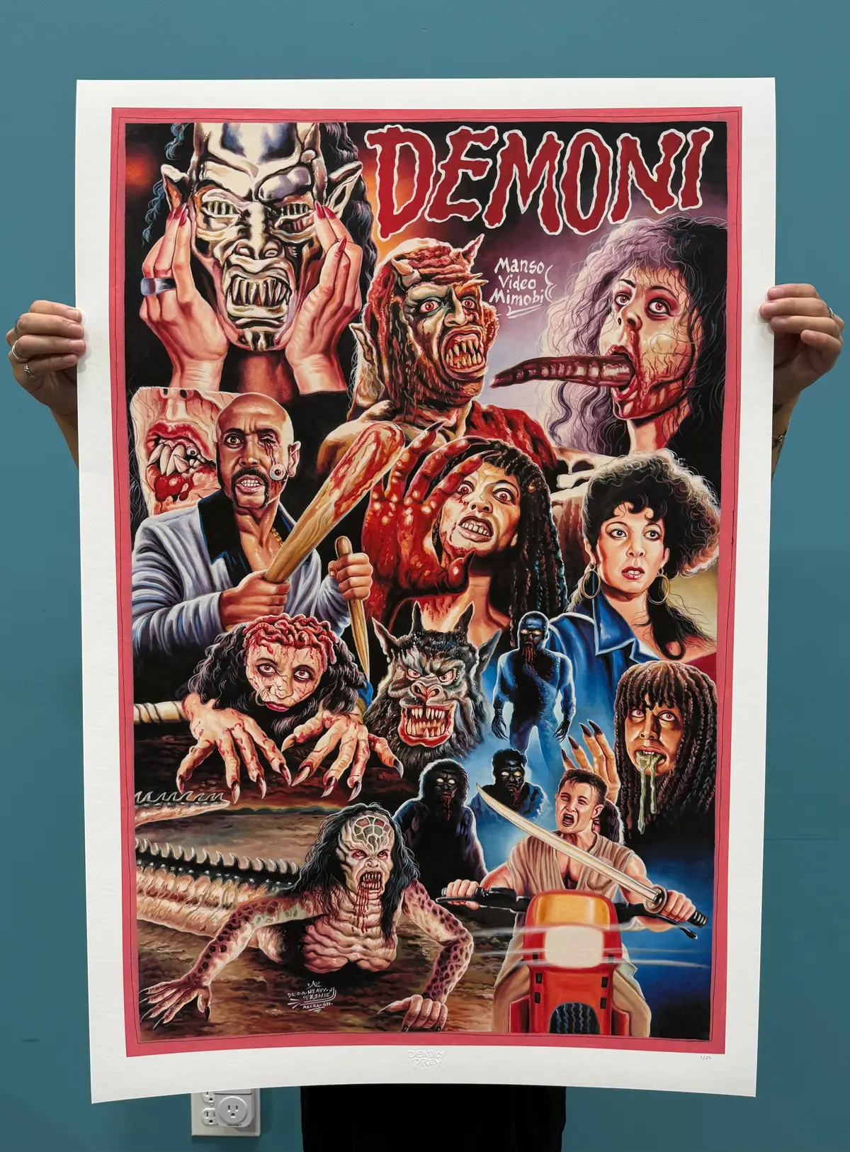 Demoni (Demons) - Limited Edition Archival Giclée Print From Static Medium By Heavy J 1