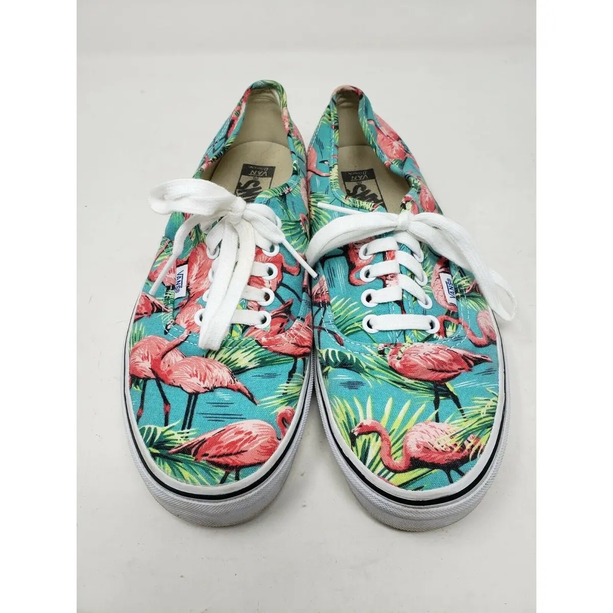 Vans Van Doren Ultracush Deluxe Mint Green Flamingos Sneakers Athletic Shoes 11 1