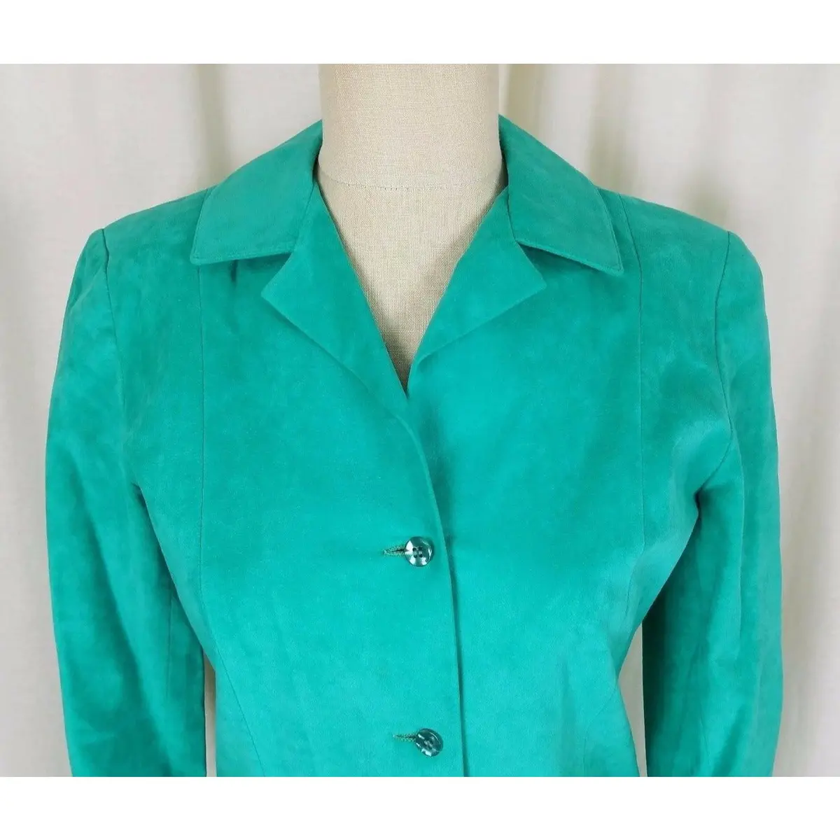 Samuel Roberts Peter Hatsi Androu Green Vegan Suede Brushed Dress Womens 10 Usa 2