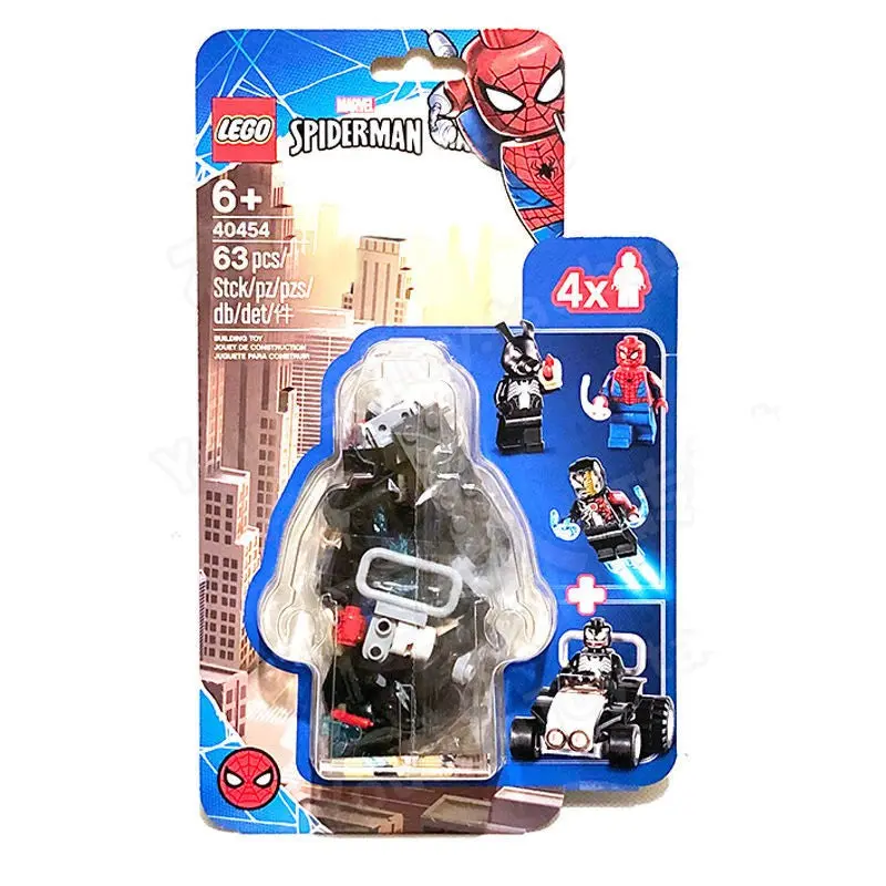 Lego Marvel Spider-Man - Exclusive Minifigure 4-Pack (40454) Building Toy Low Stock 1