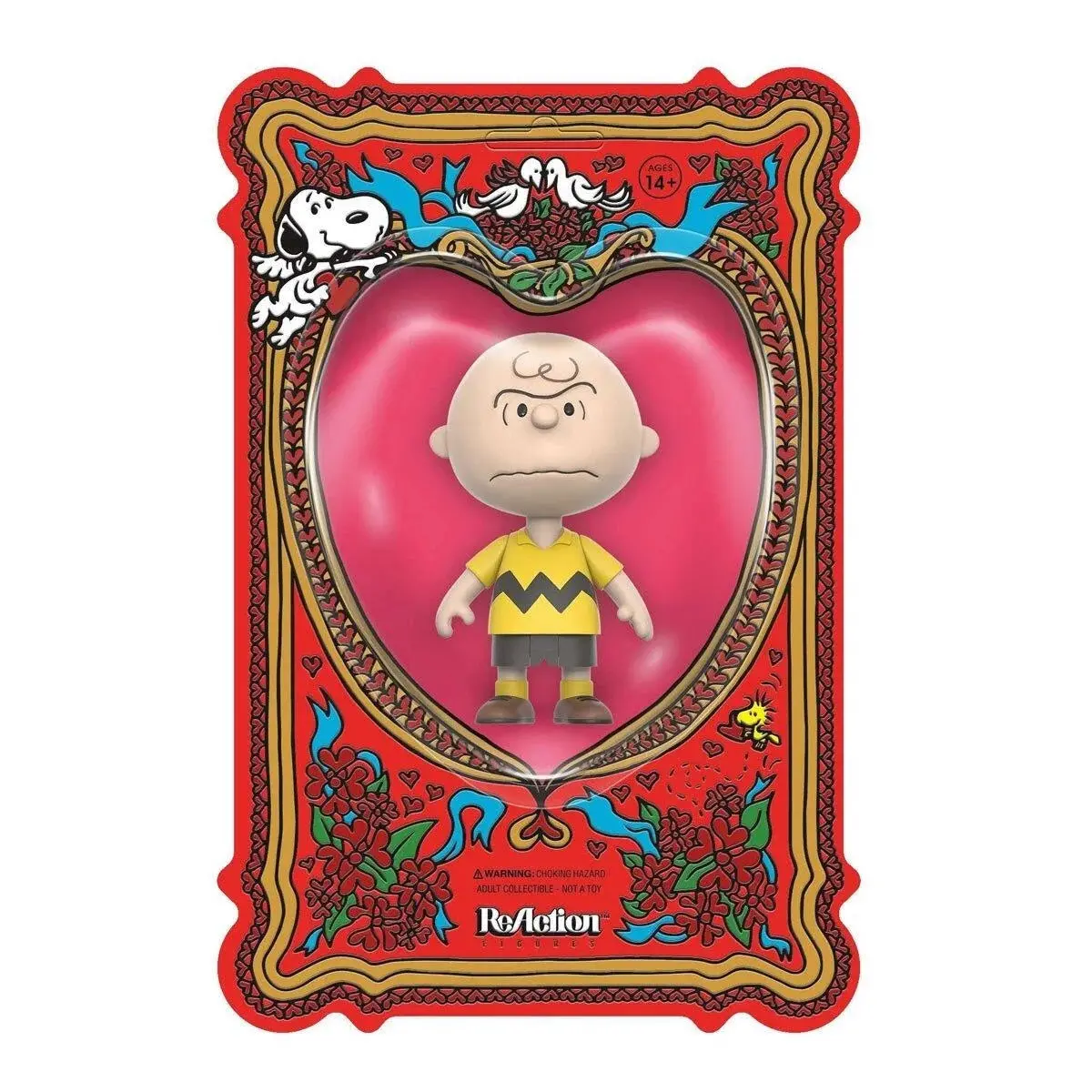 Super7 Reaction Figures: Peanuts (Wave 1) Charlie Brown (I Hate Valentine's Day) Action Figure 82855 Low Stock 1