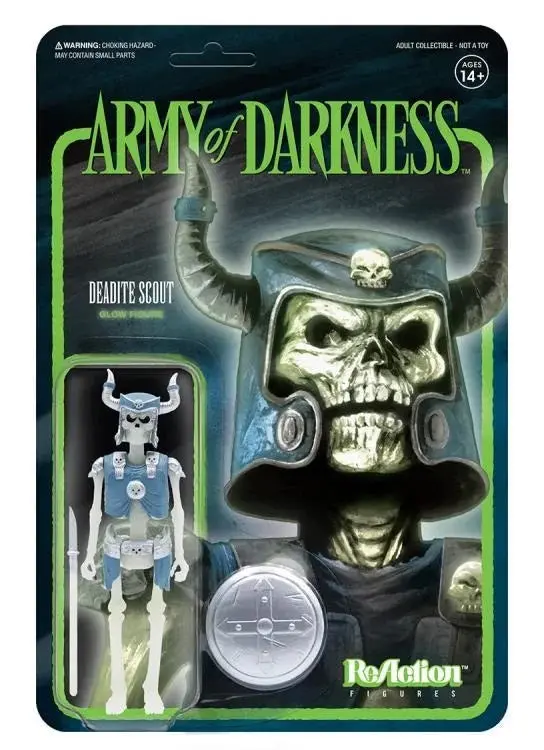 Super7 Reaction Figures Army Of Darkness: Deadite Scout (Glow In The Dark) 2021 Sdcc Exclusive 81102 Low Stock 1