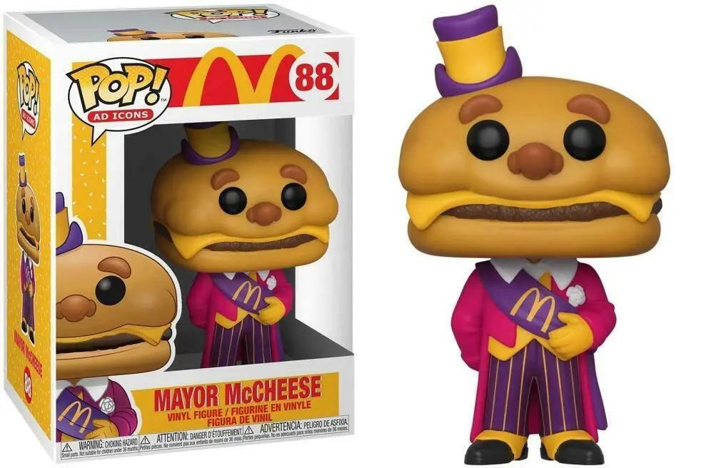 Funko Pop! Ad Icons #88 - Mcdonalds - Mayor Mccheese Vinyl Figure Last One! 1