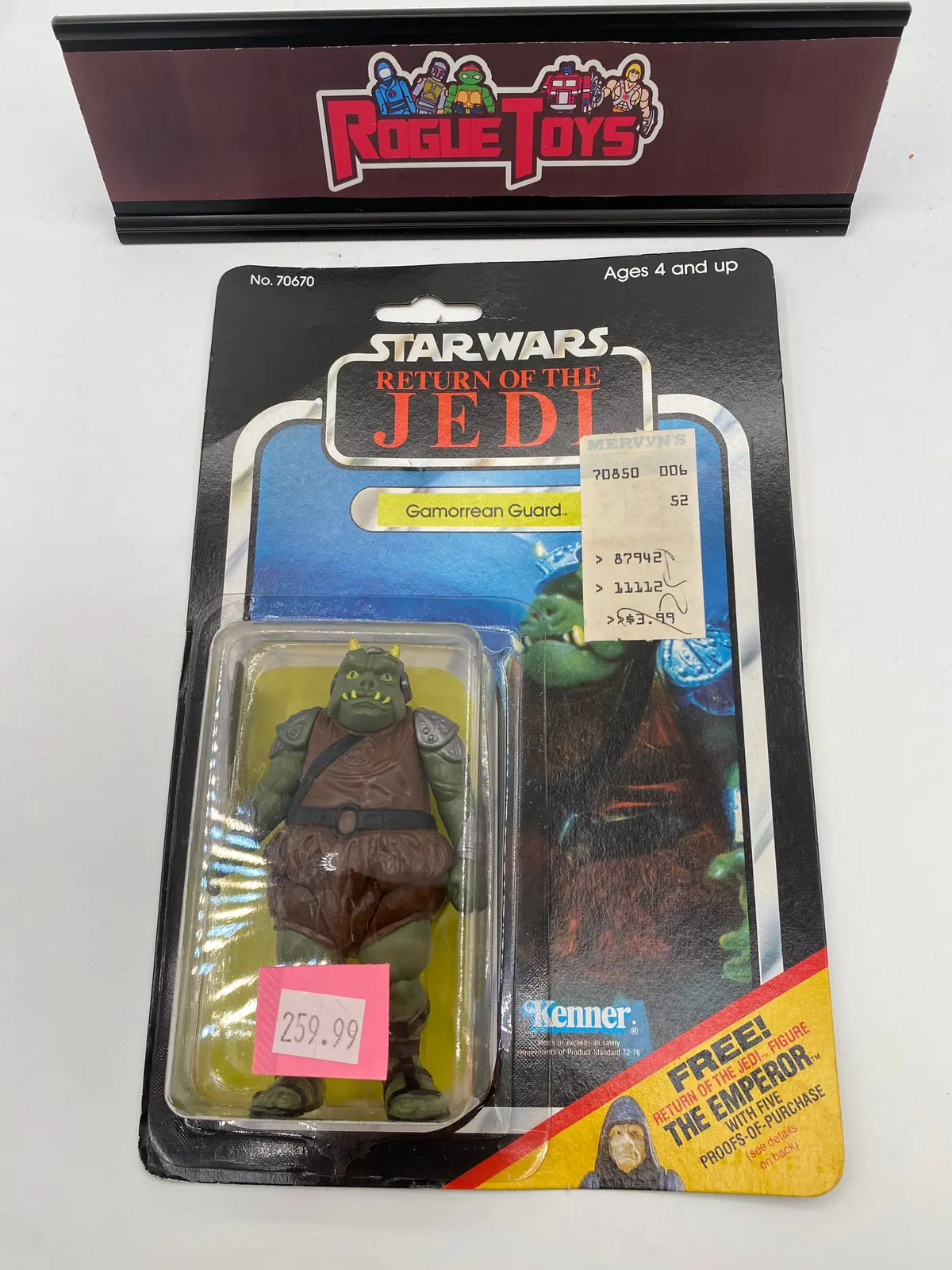 Kenner 1983 Star Wars: Return Of The Jedi Gamorrean Guard 1