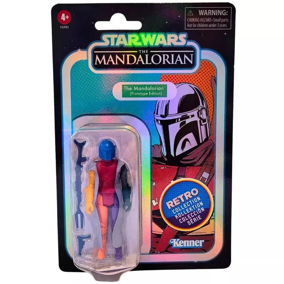 Star Wars: Retro Collection - The Mandalorian (Prototype Edition) [Red Torso] Action Figure (F6981) 1