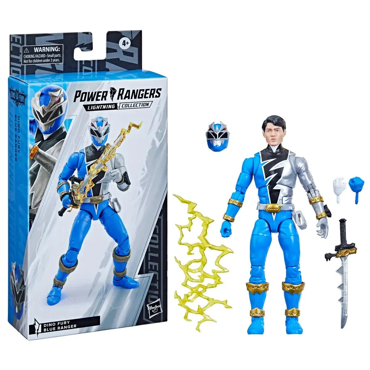 Power Rangers Lightning Collection - Dino Fury Blue Ranger Action Figure (F4512) Last One! 1