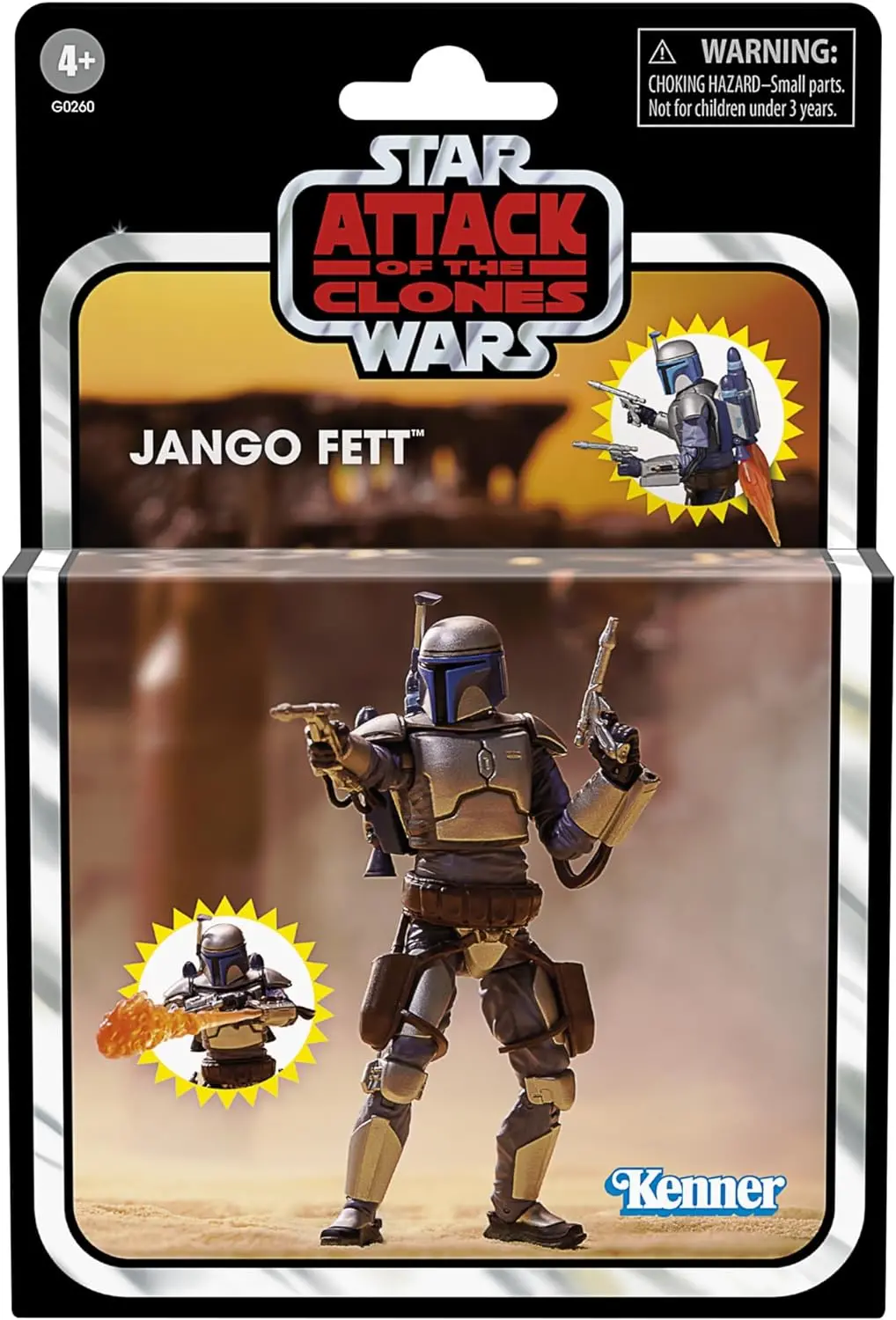 Star Wars: The Vintage Collection - Attack Of The Clones - Jango Fett Deluxe Action Figure (G0260) Low Stock 1
