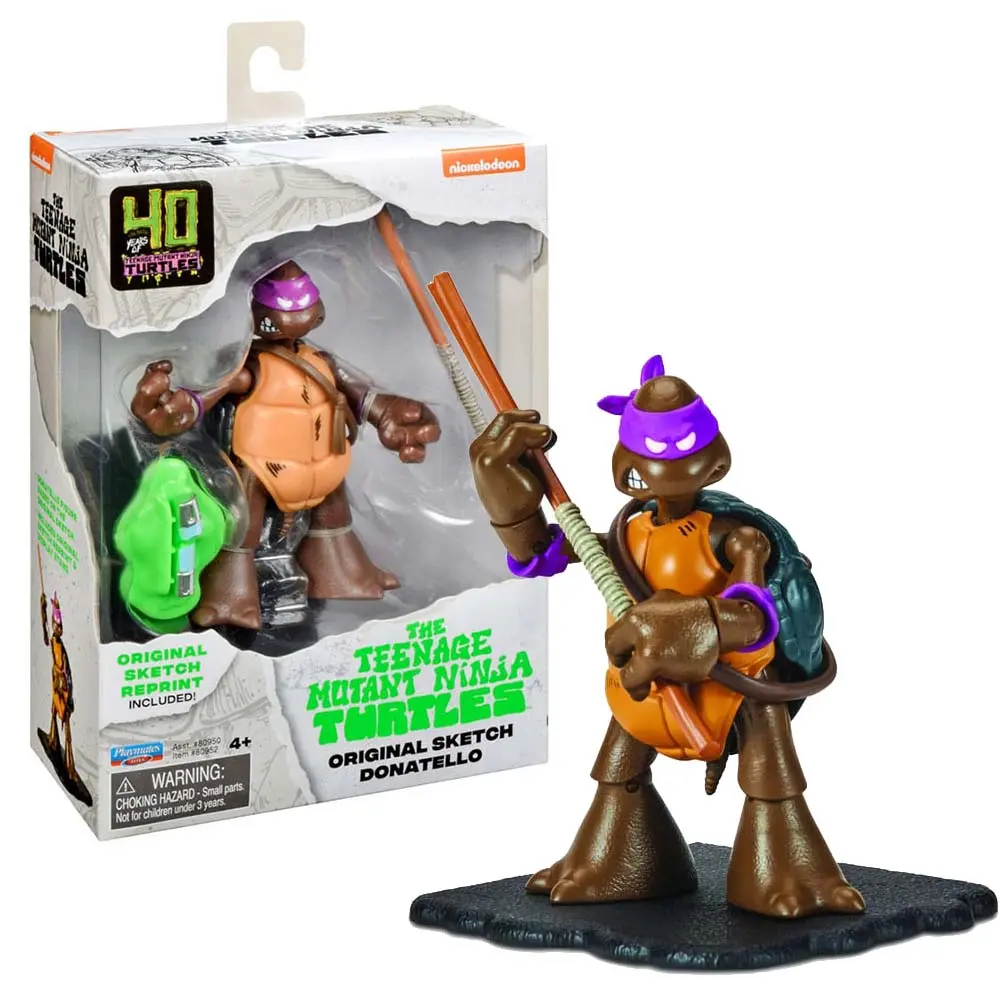 Teenage Mutant Ninja Turtles (Tmnt 40Th Anniversary) Donatello (Original Sketch) Action Figure 80952 Low Stock 1