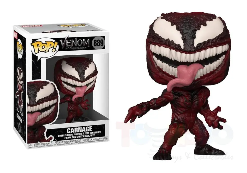 Funko Pop! Marvel #889 - Venom: Let There Be Carnage - Carnage Vinyl Figure (56303) 1