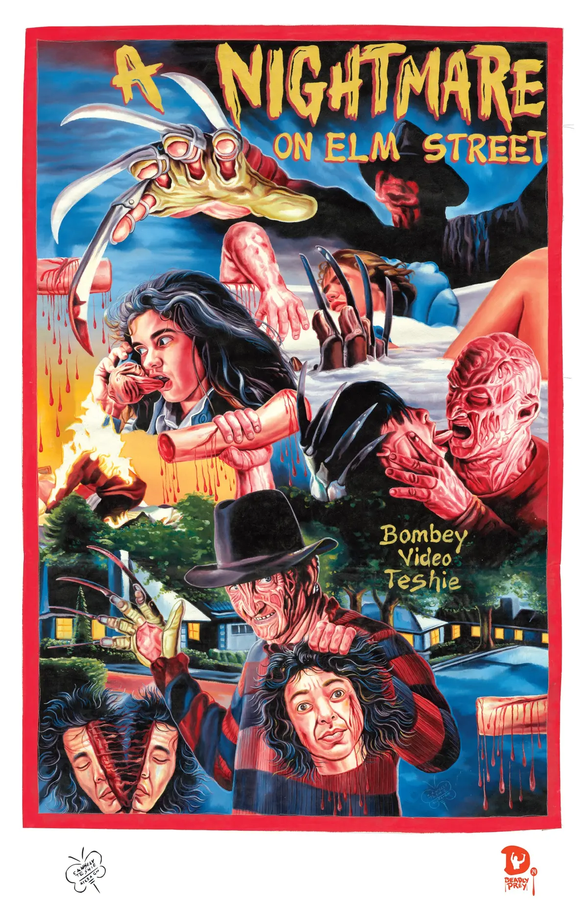 A Nightmare On Elm Street (High Quality Print) - C.A. Wisely 1