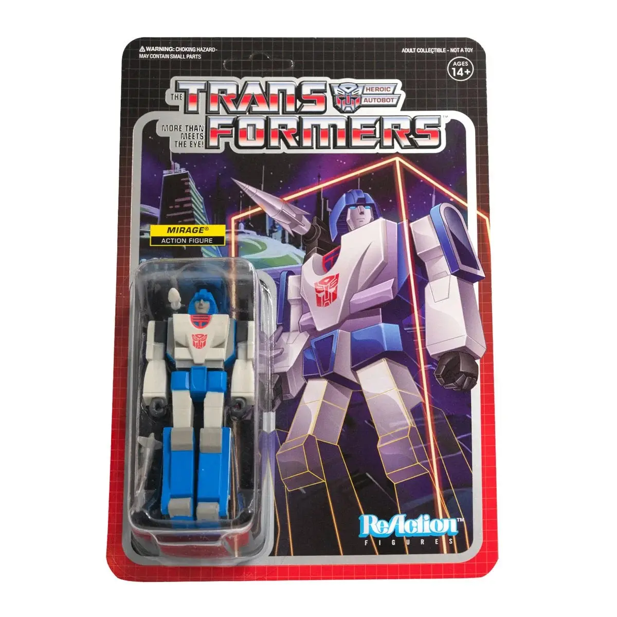 Super7 Reaction Figures - Transformers - Mirage Action Figure (80677) Low Stock 1