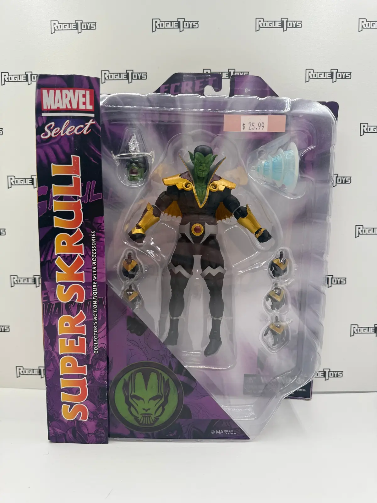 Diamond Select Toys Marvel Select Super Skrull Collector’S Action Figure With Accessories 1