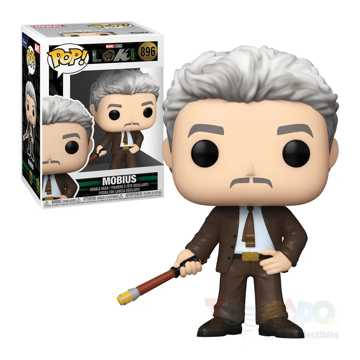Funko Pop! Marvel #896 - Loki - Mobius Vinyl Figure (55742) 1