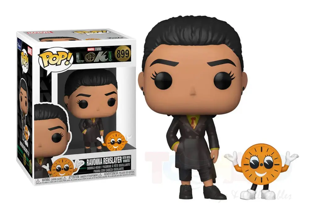 Funko Pop! Marvel #899 - Loki - Ravonna Renslayer (With Miss Minutes) Vinyl Figure (55745) Low Stock 1