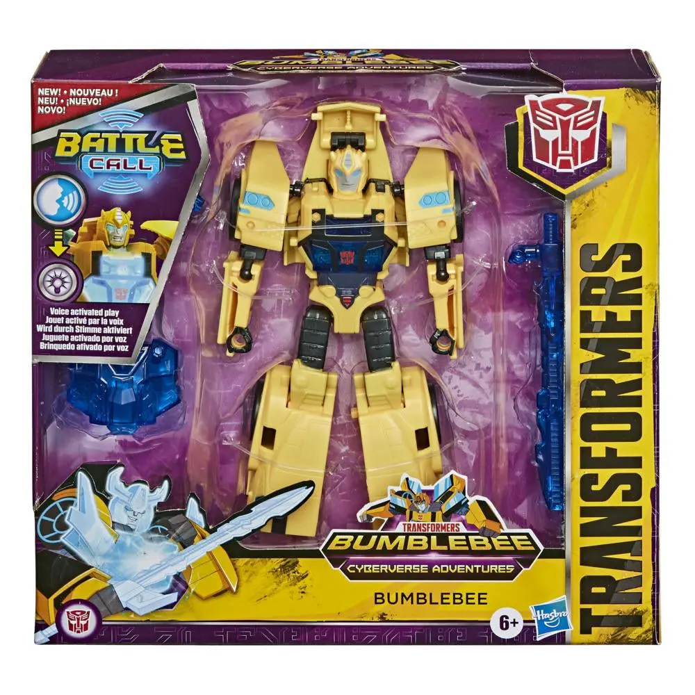 Transformers Bumblebee Cyberverse Adventures - Battle Call Trooper Bumblebee Action Figure (E8373) Low Stock 1