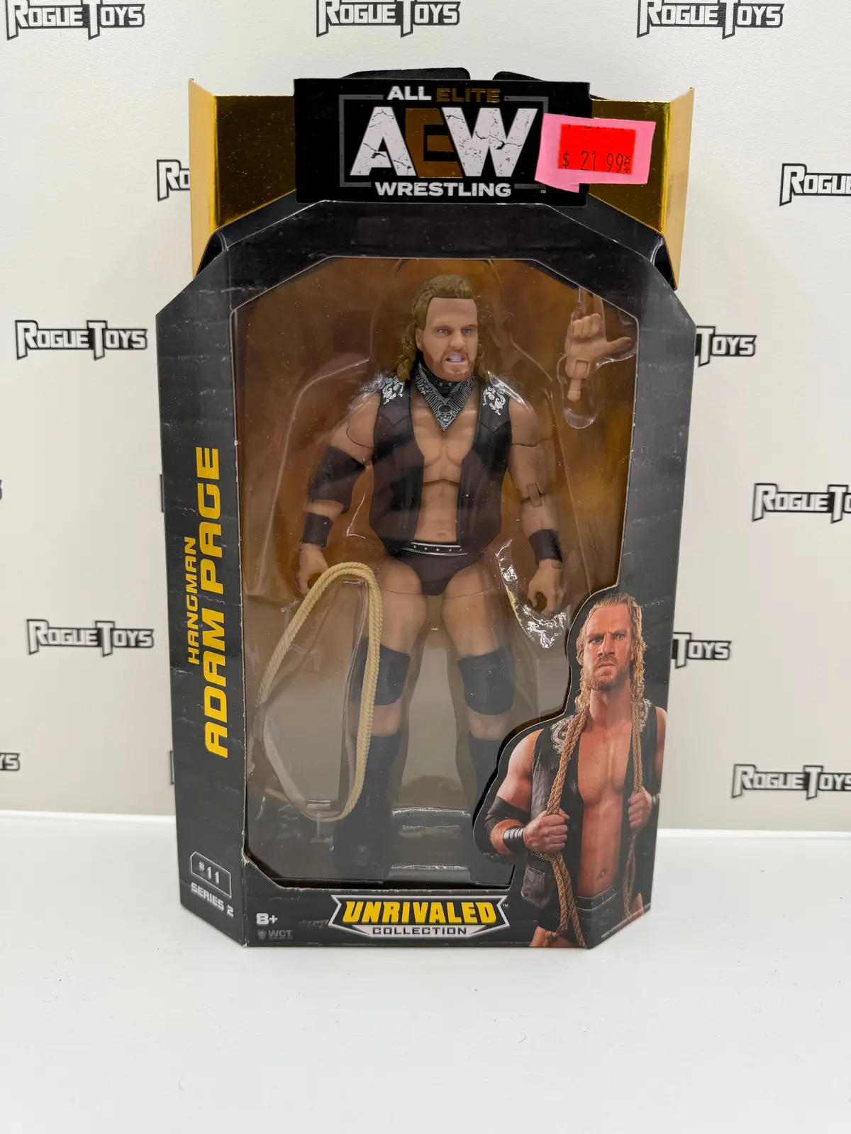 Jazwares Aew Unrivaled Collection Series 2 Hangman Adam Page #11 1