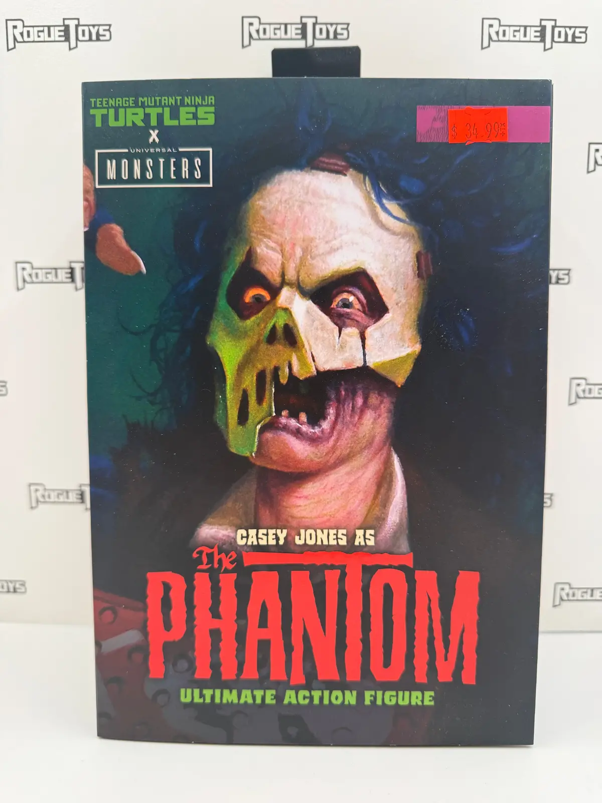 Neca Reel Toys Teenage Mutant Ninja Turtles (Tmnt) X Universal Monsters Casey Jones As The Phantom Ultimate Action Figure 1