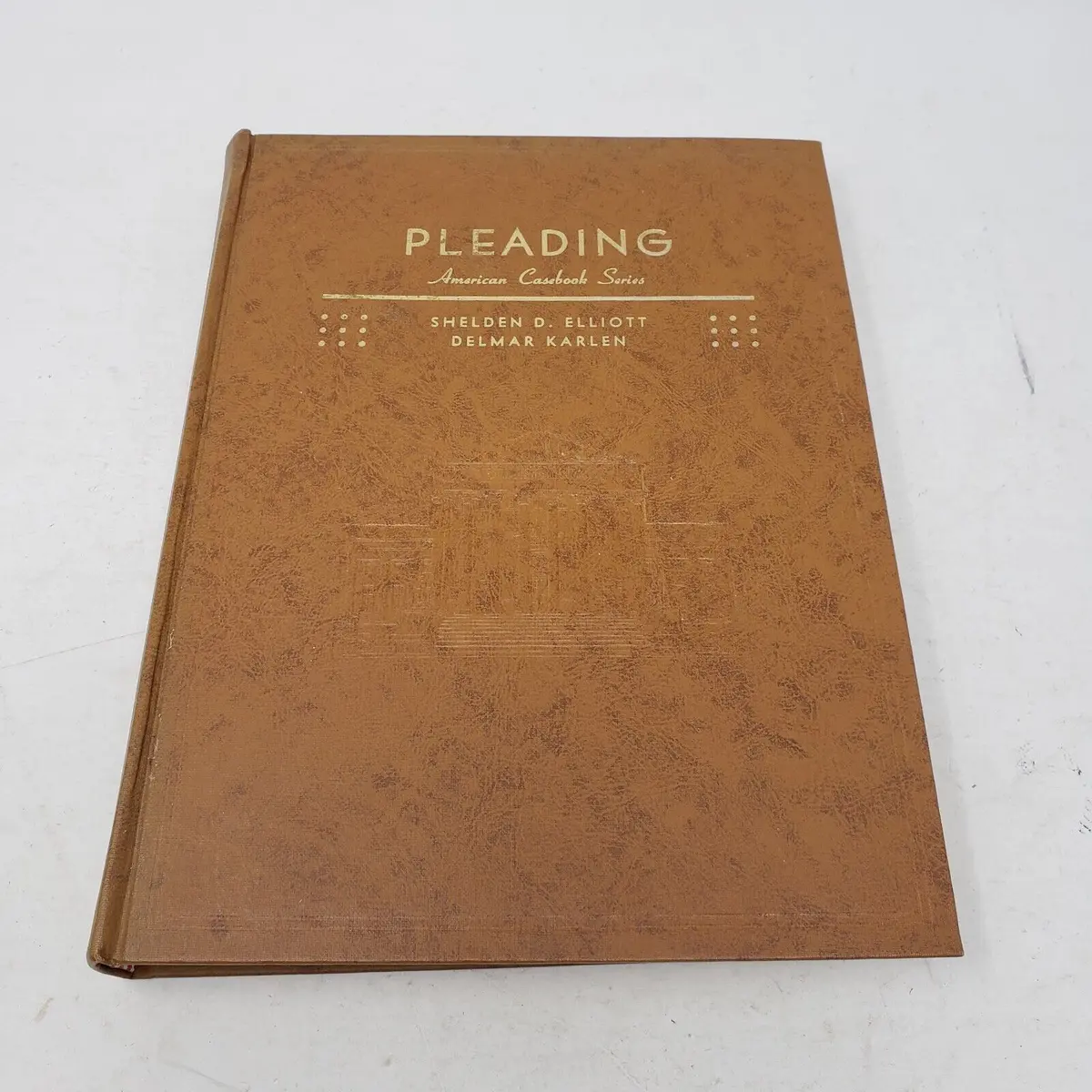 Vtg Cases And Materials On Pleading And Procedure Before Trial Hc Law Book 1961 1