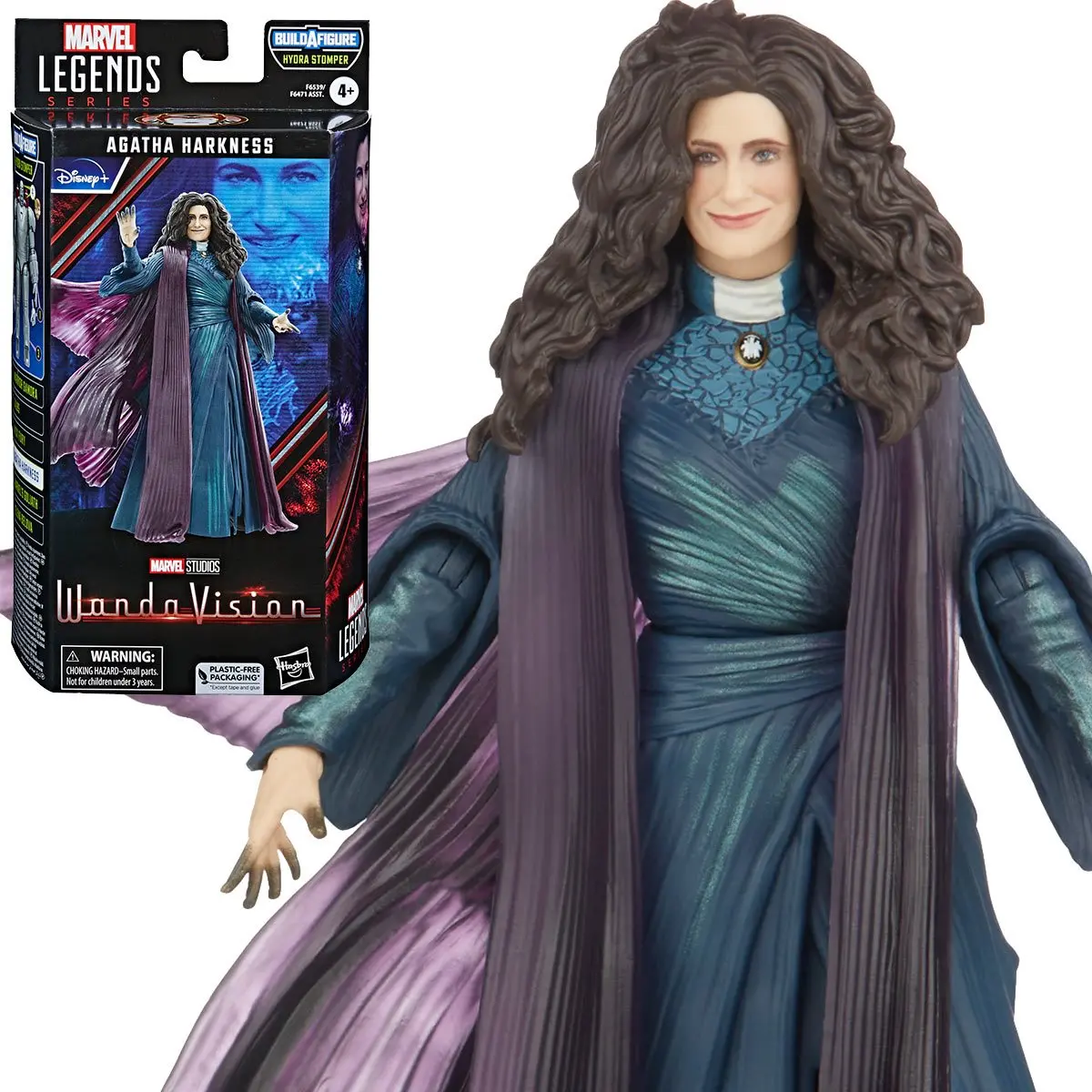 Marvel Legends Series - Hydra Stomper Baf (Disney+) - Agatha Harkness Action Figure (F6539) 1