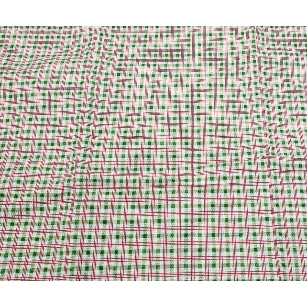 Screenprinted Check Checked Cotton Fabric 1+ Yards 1