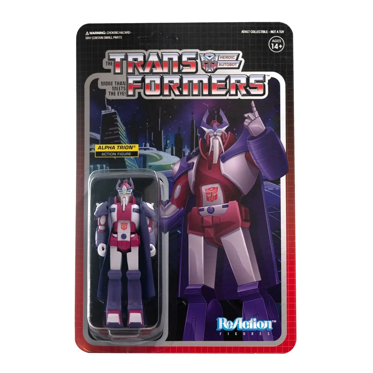 Super7 Reaction Figures - Transformers - Alpha Trion Action Figure (80675) Low Stock 1