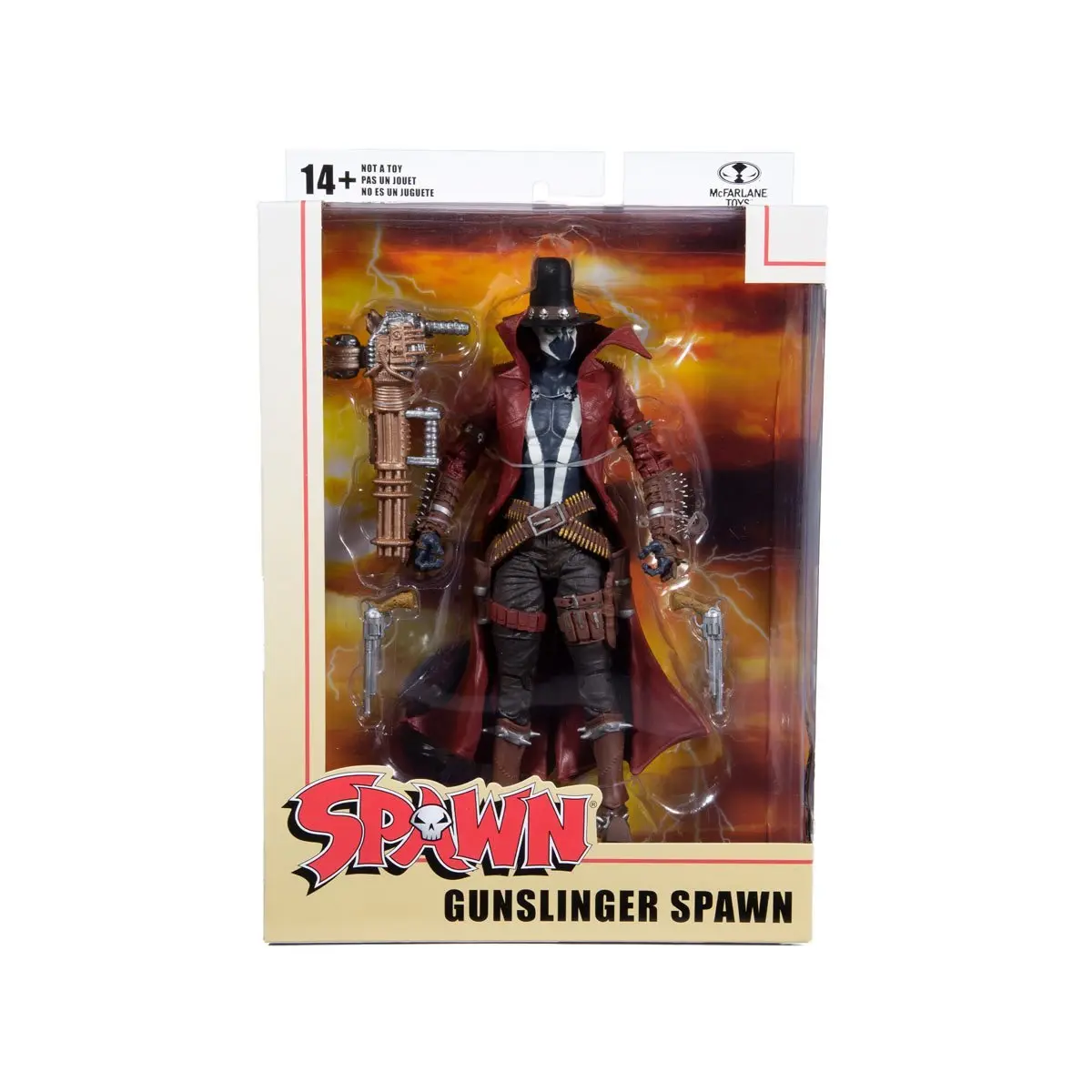 Mcfarlane Toys Spawn - Gunslinger Spawn (Gatling Gun) 7-Inch Scale Action Figure (90147) Low Stock 1