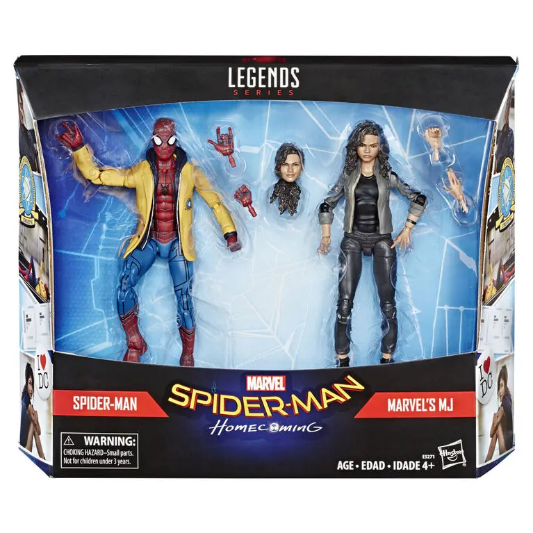 Marvel Legends - Spider-Man: Homecoming - Spider-Man & Marvel's Mj Action Figures (E5271) Exclusive Last One! 1