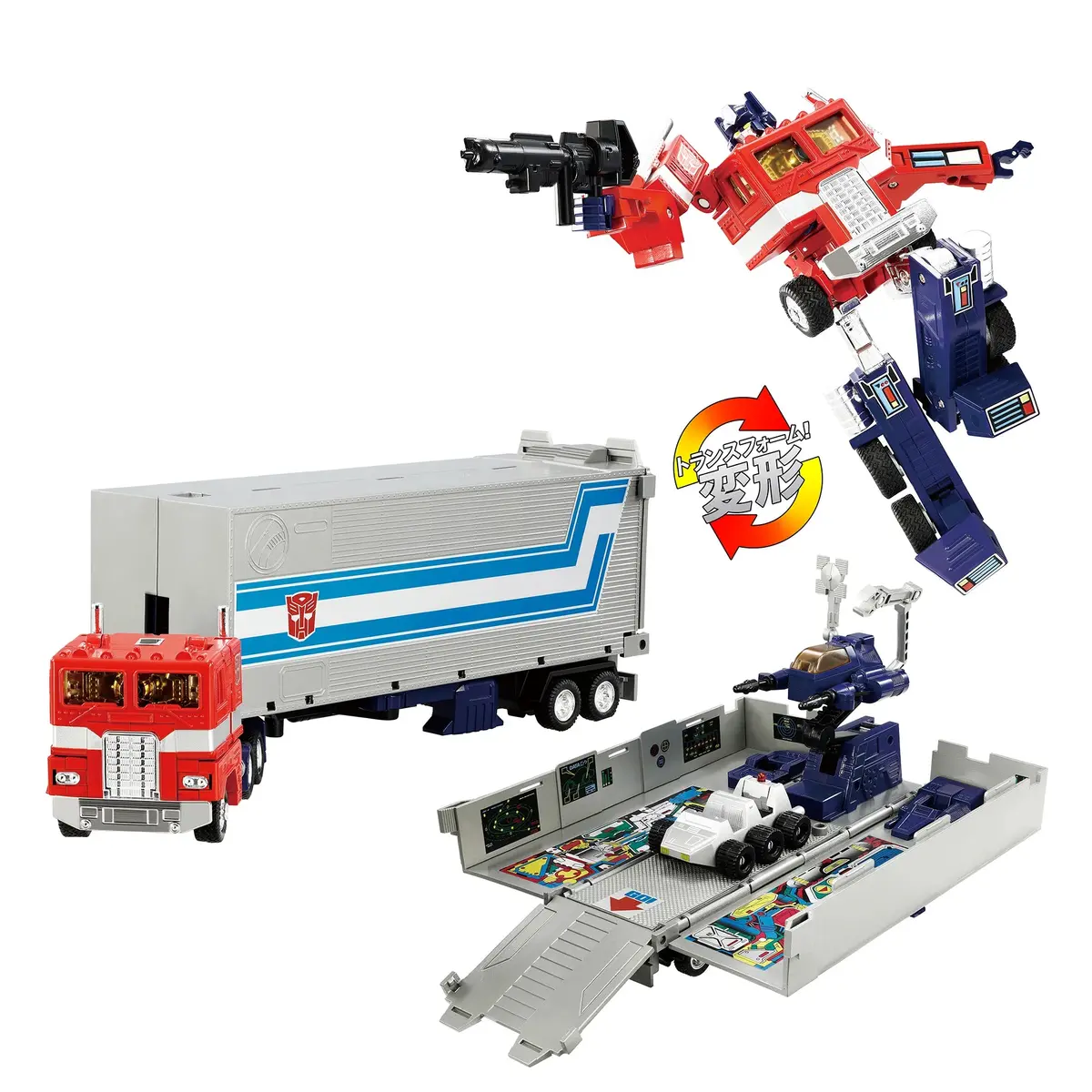 Transformers Missing Link - Masterpiece C-01 Optimus Prime (Convoy) With Trailer Action Figure G0831 Low Stock 1